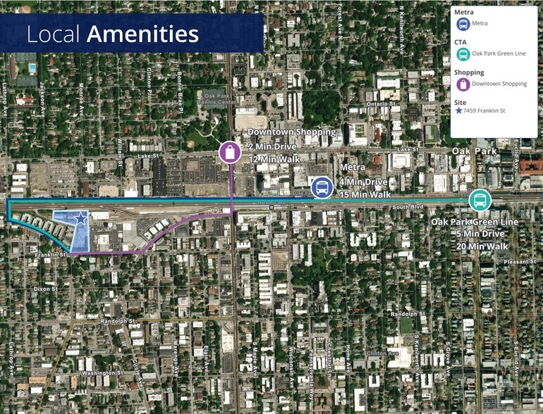 7459 Franklin St, Forest Park, IL à vendre - Photo du bâtiment - Image 2 de 3