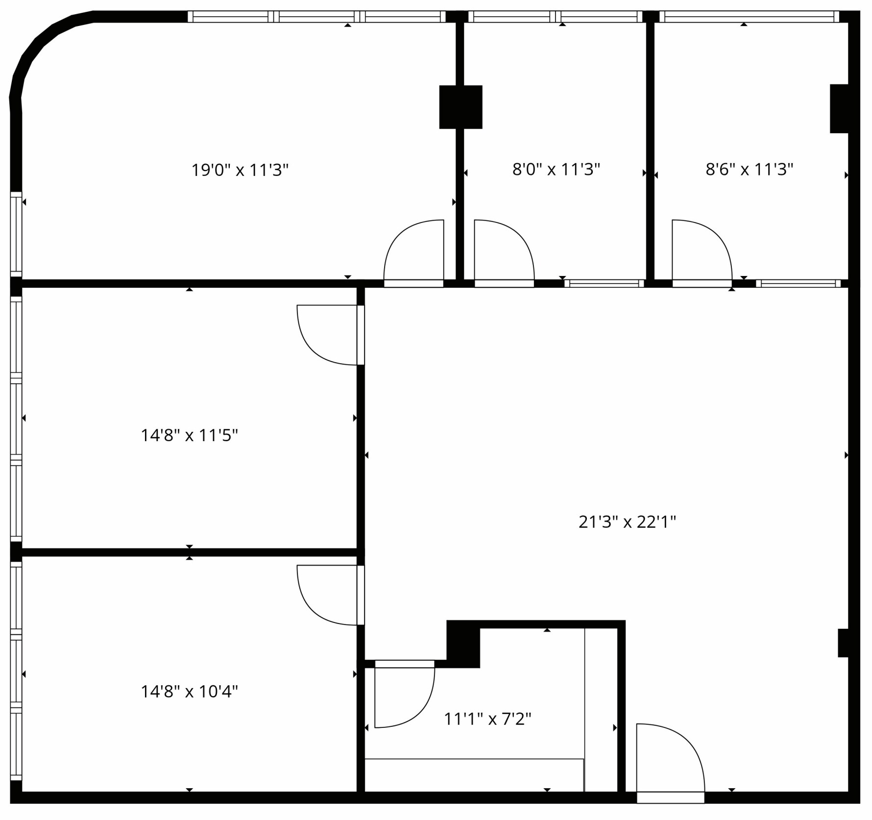 1701 Novato Blvd, Novato, CA à louer Plan d’étage- Image 1 de 1