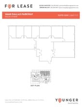 16610 N Dallas Pky, Dallas, TX à louer Plan d’étage- Image 1 de 1