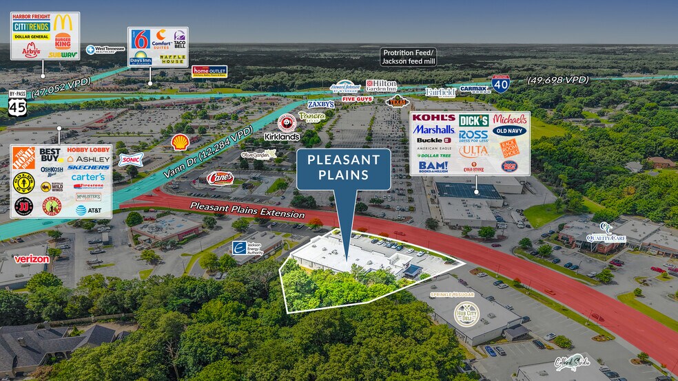 2046 Pleasant Plains Ext Rd, Jackson, TN à vendre - Photo du bâtiment - Image 3 de 5