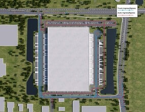 1401 N. Kirk Road, Batavia, IL - AERIAL  map view