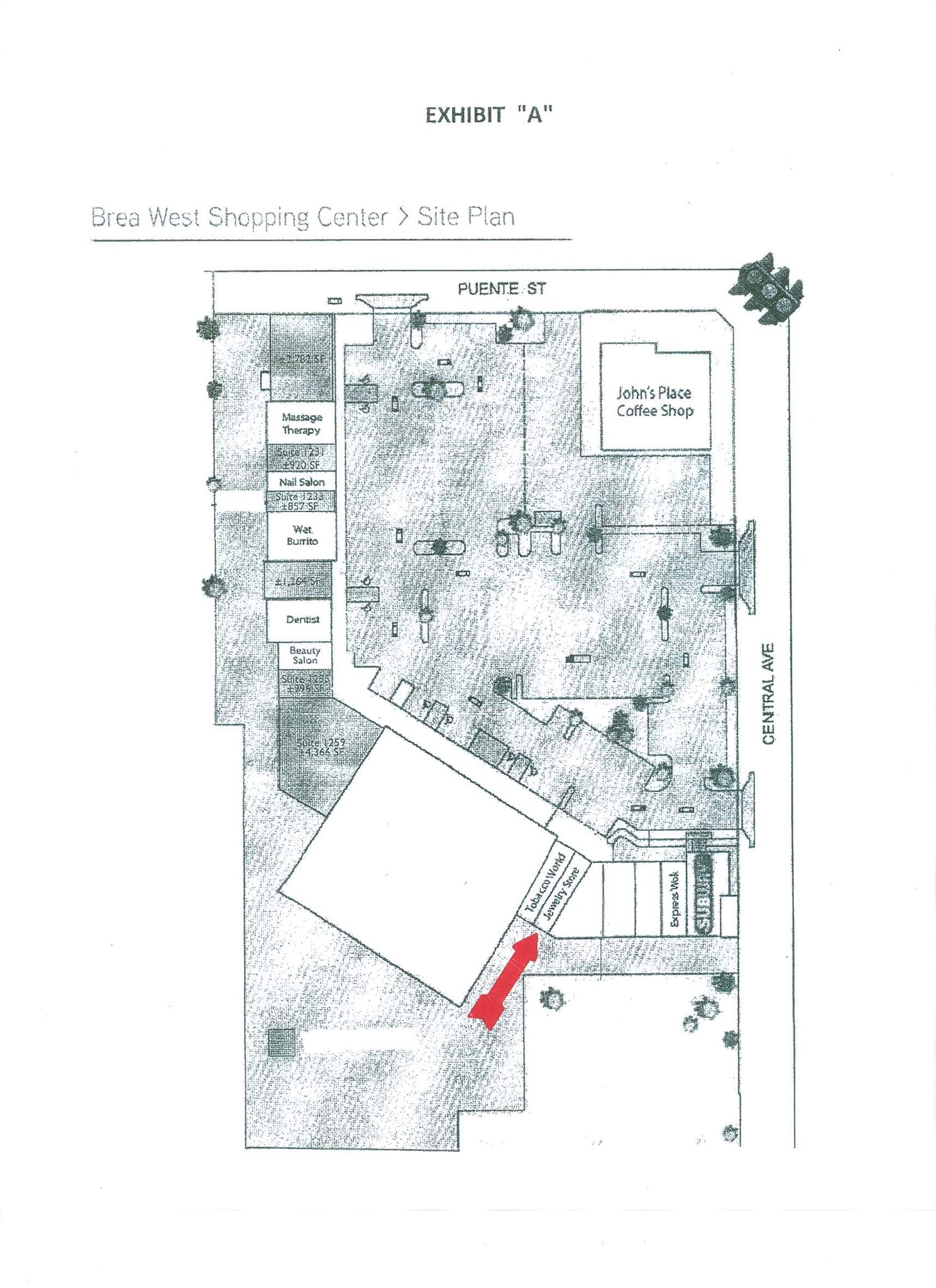 1201-1289 W Central Ave, Brea, CA for lease Site Plan- Image 1 of 1