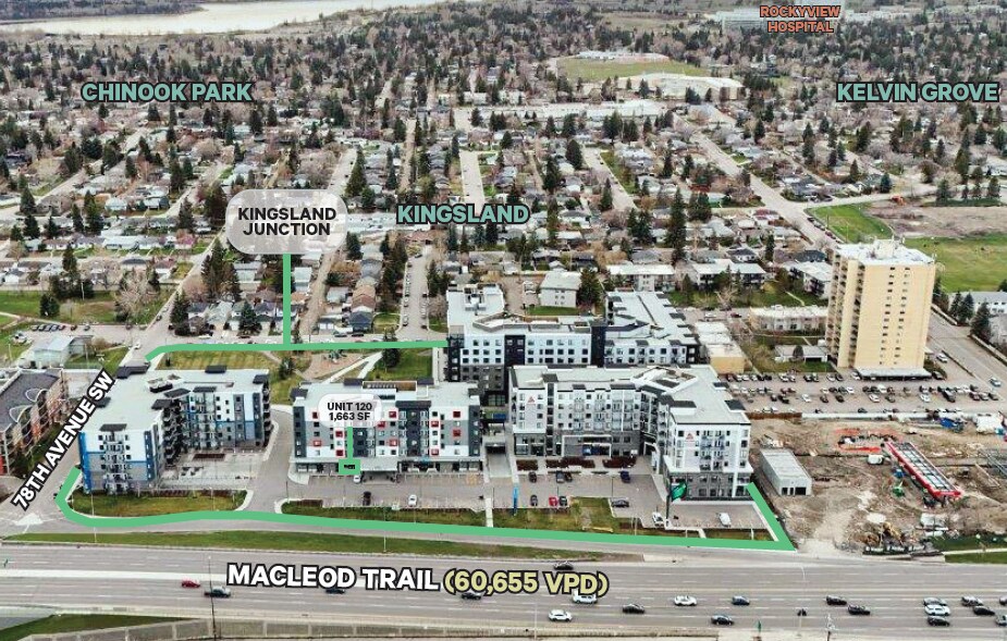 7777 Macleod Trl SW, Calgary, AB for sale Aerial- Image 1 of 1