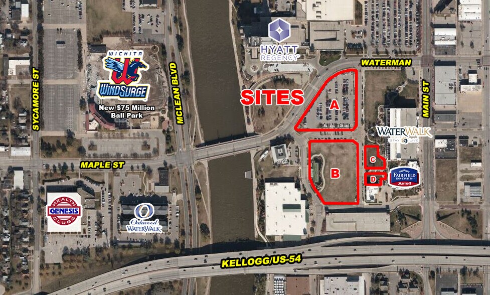 515 S Main St, Wichita, KS à louer - Aérien - Image 3 de 3