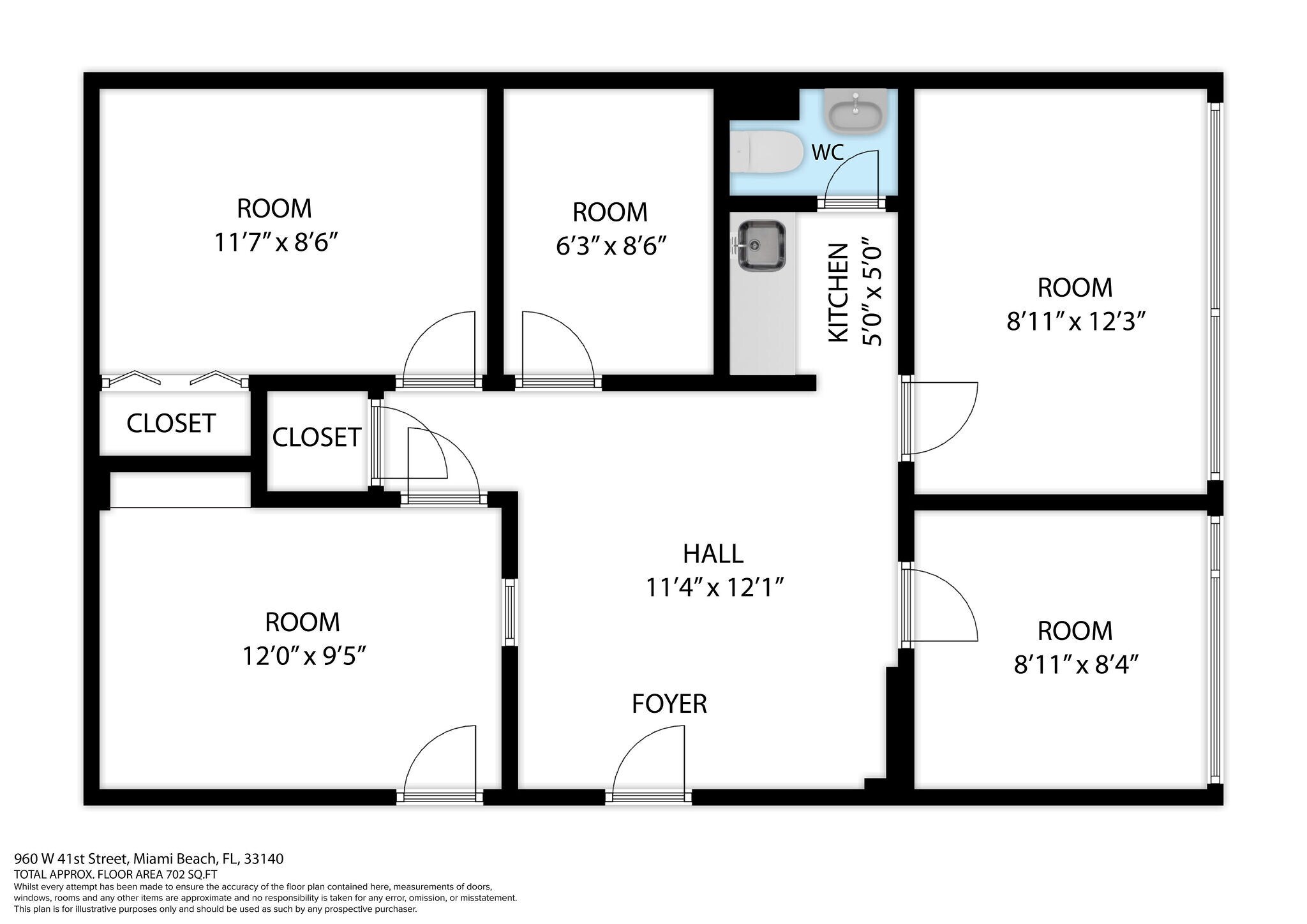 960 W 41st St, Miami Beach, FL à louer Photo du bâtiment- Image 1 de 18