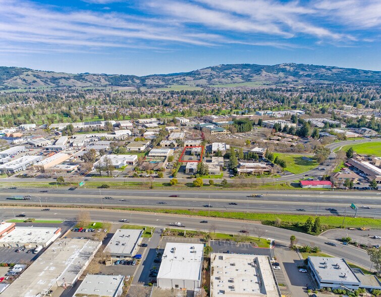 5830 Commerce Blvd, Rohnert Park, CA for lease - Aerial - Image 1 of 9
