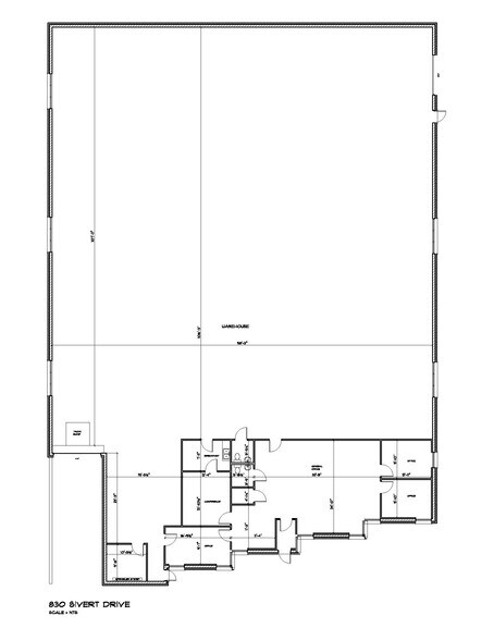 830 Sivert Dr, Wood Dale, IL à louer - Plan d’étage - Image 2 de 2