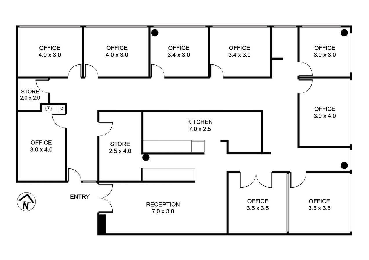 1 Thomas Holmes Street, Maribyrnong, VIC 3032 - Unité Suite 210-211 - - Plan d’étage - Image 1 of 10