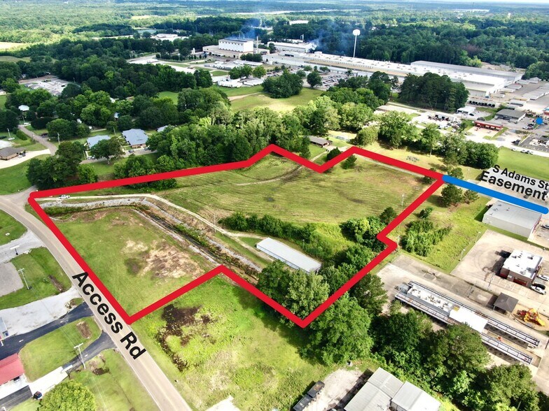 1608 S Adams St, Fulton, MS à vendre - Aérien - Image 3 de 8