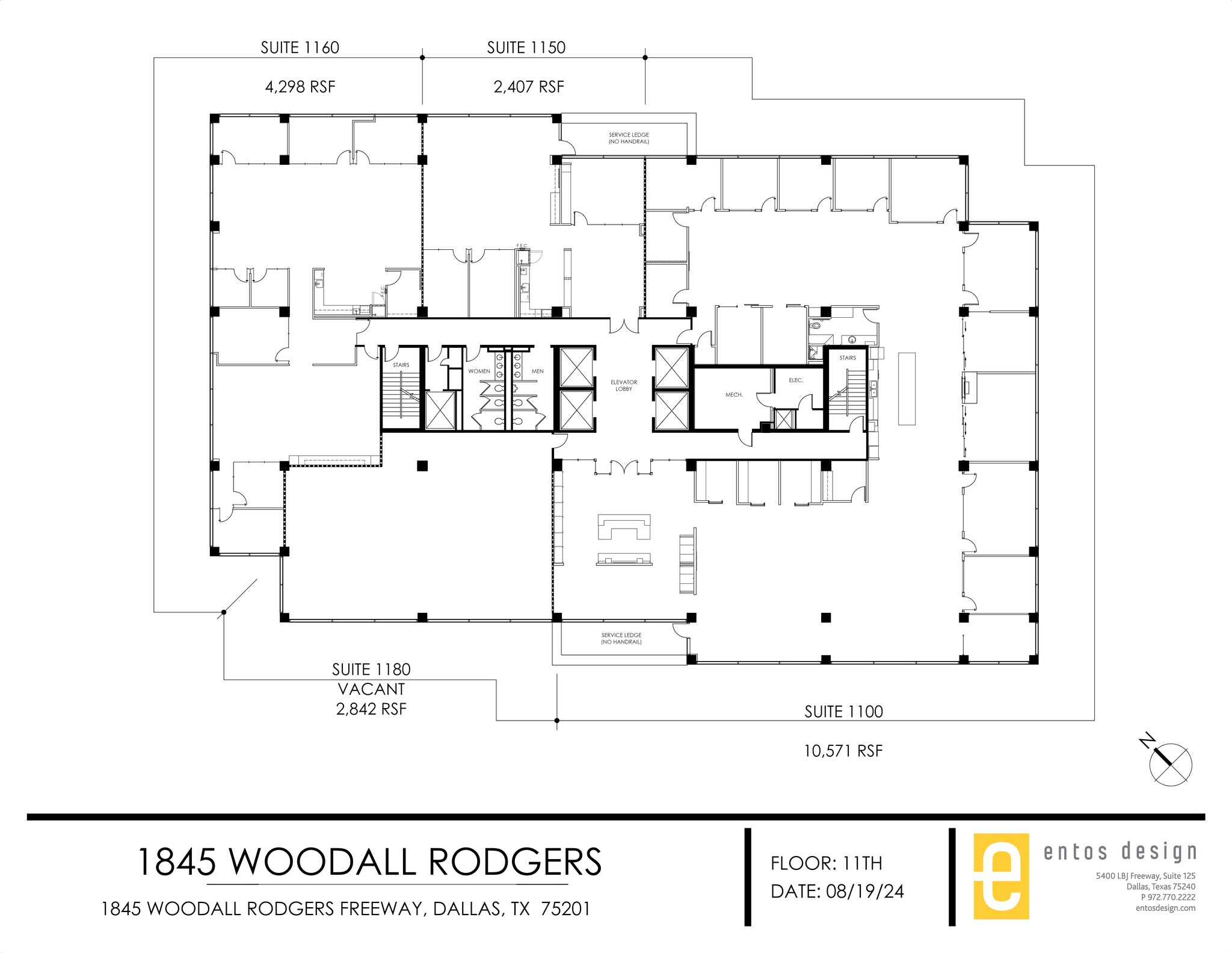 1845 Woodall Rodgers Fwy, Dallas, TX à louer Plan de site- Image 1 de 1