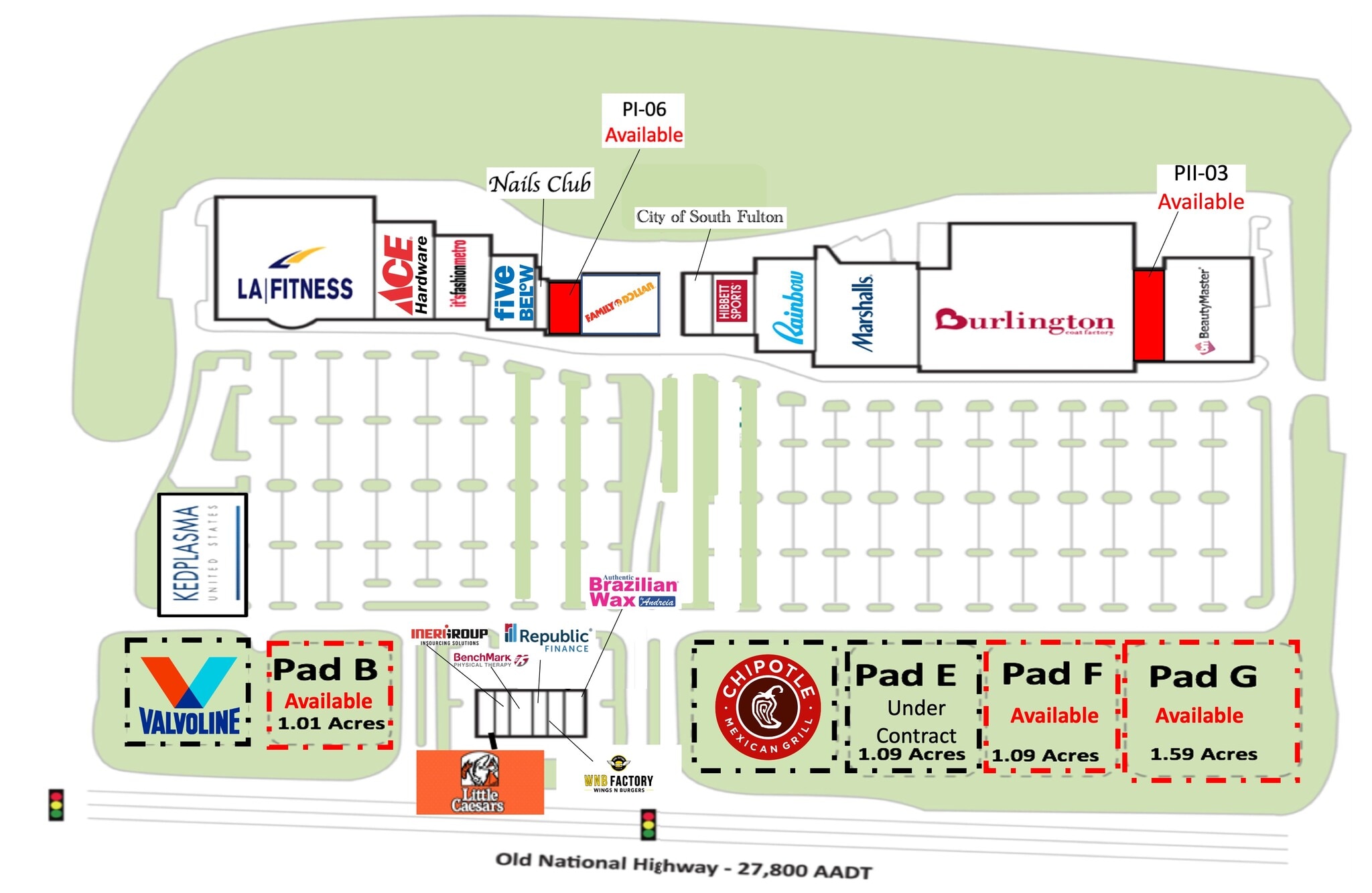 6425 Old National Hwy, College Park, GA for lease Site Plan- Image 1 of 9