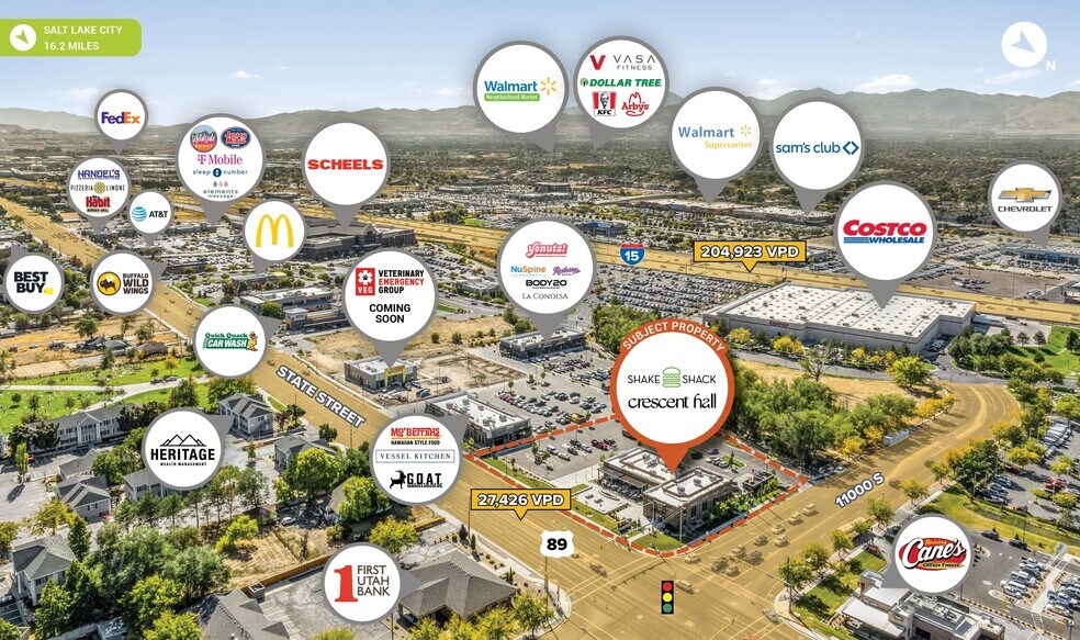 11020 S State St, Sandy, UT à vendre - Aérien - Image 1 de 2