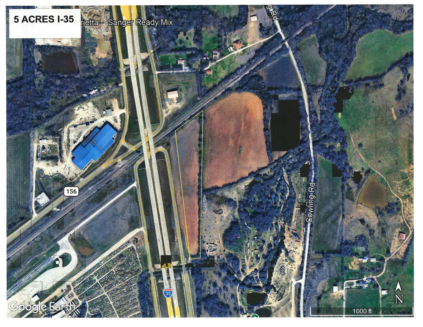 TBD Interstate 35 Frontage Road, Sanger, TX for lease Primary Photo- Image 1 of 7