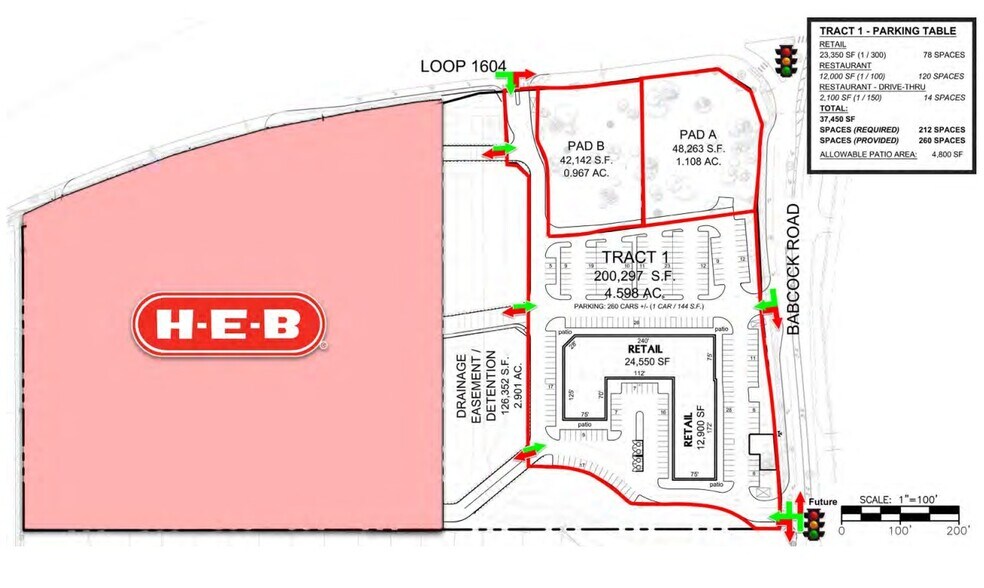 15301 Babcock Rd, San Antonio, TX à louer - Plan de site - Image 3 de 3