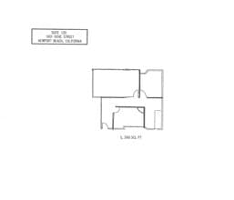 1601 Dove St, Newport Beach, CA for lease Floor Plan- Image 1 of 1