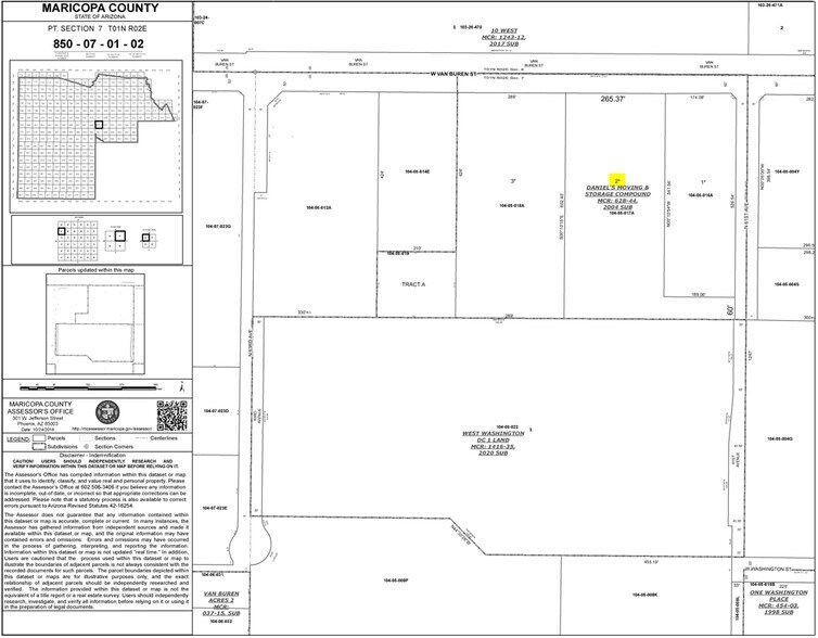 6121 W Van Buren St, Phoenix, AZ à louer - Plan cadastral - Image 2 de 7