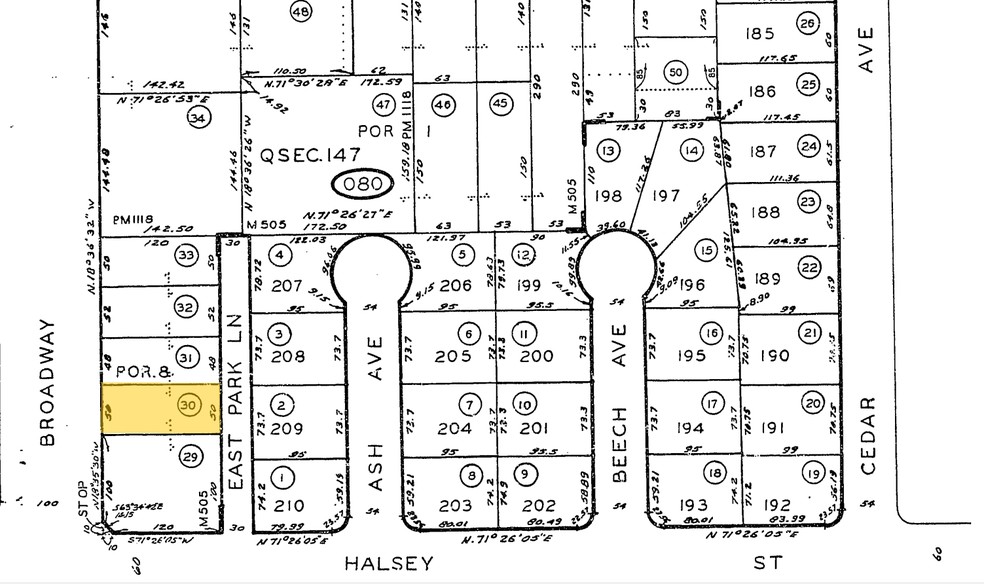 639 Broadway, Chula Vista, CA à vendre - Plan cadastral - Image 2 de 2