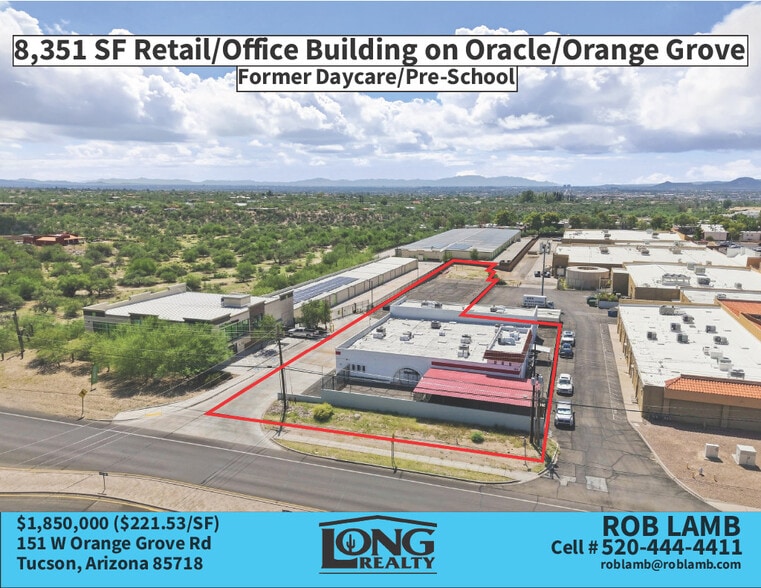 151 W Orange Grove Rd, Tucson, AZ for sale - Building Photo - Image 1 of 9