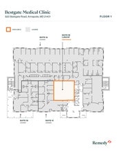 820 Bestgate Rd, Annapolis, MD à louer Plan d’étage- Image 1 de 1