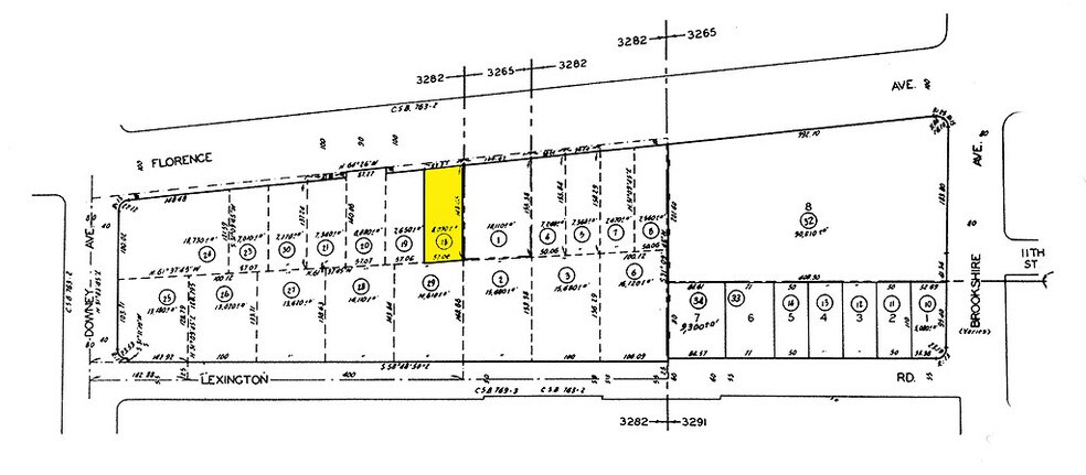 8350 Florence Ave, Downey, CA à louer - Plan cadastral - Image 3 de 38