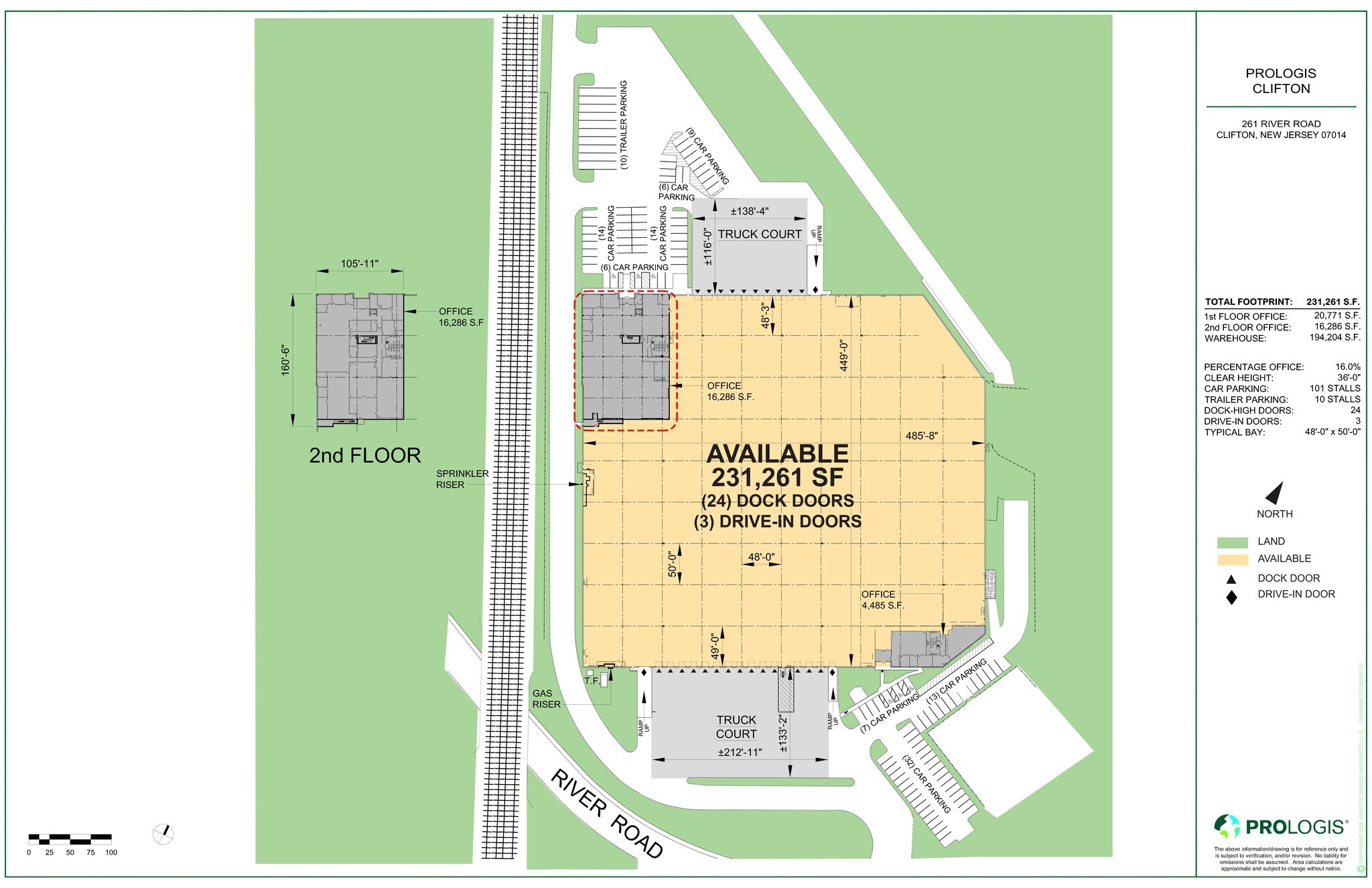 261 River Rd, Clifton, NJ for lease Site Plan- Image 1 of 13