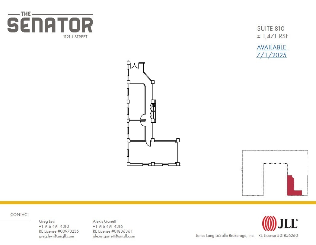 1121 L St, Sacramento, CA for lease Floor Plan- Image 1 of 2