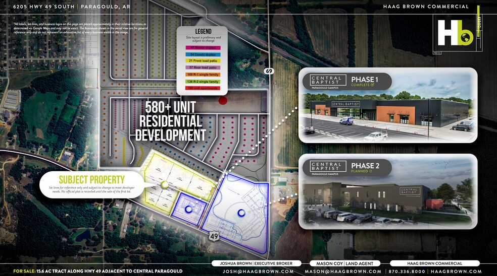 6205 Hwy 49 S, Paragould, AR à vendre - Plan de site - Image 3 de 4