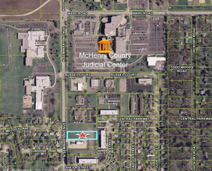 2022 N Seminary Ave, Woodstock, IL à vendre - Aérien - Image 2 de 4