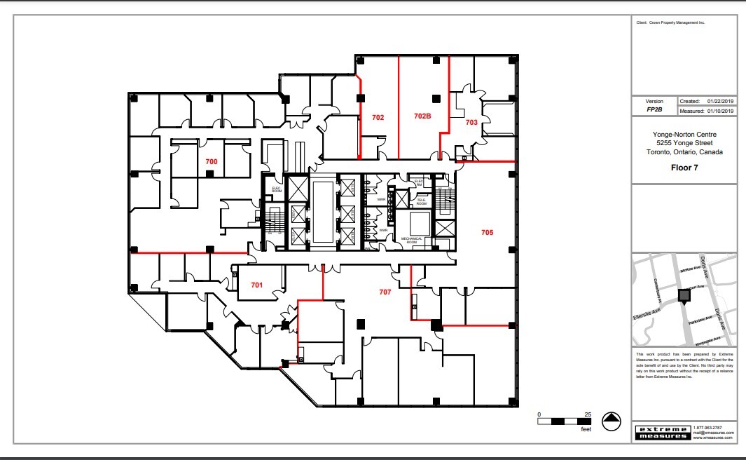 5255 Yonge St, Toronto, ON for lease Floor Plan- Image 1 of 1