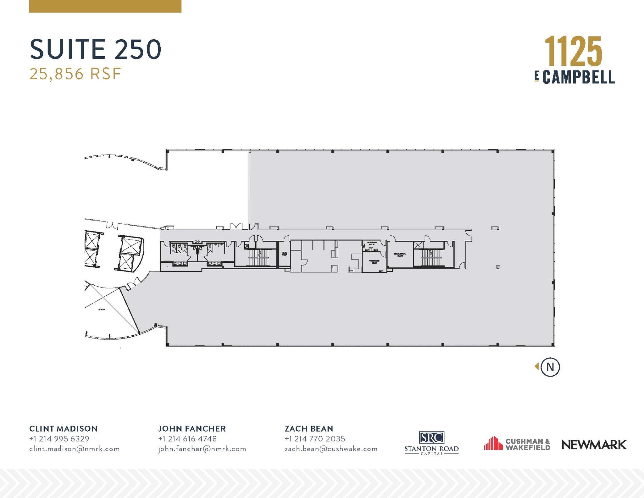 1125 E Campbell Rd, Richardson, TX à louer Plan d’étage- Image 1 de 1