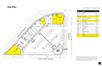 6200-6252 E Pacific Coast Hwy, Long Beach, CA à louer Plan de site- Image 1 de 1