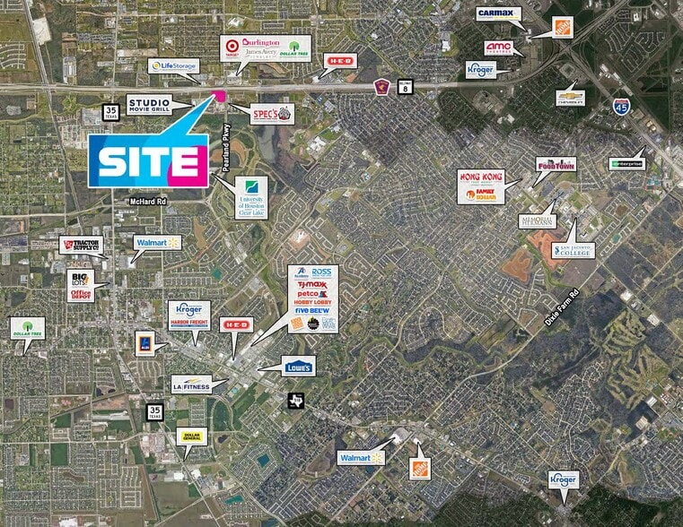 8498 S Sam Houston Pky E, Houston, TX for sale - Goad Map - Image 2 of 10