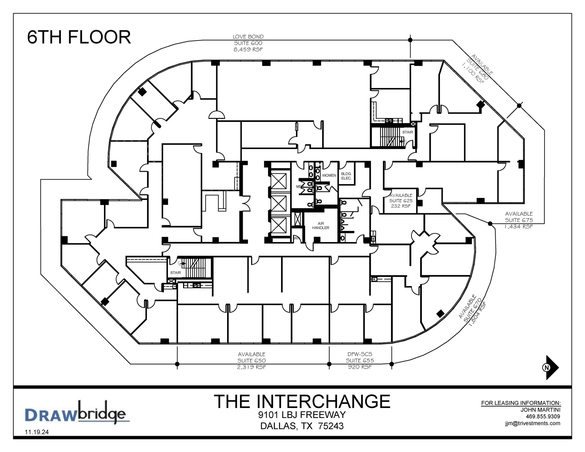 9101 Lyndon B Johnson Fwy, Dallas, TX for lease Floor Plan- Image 1 of 2