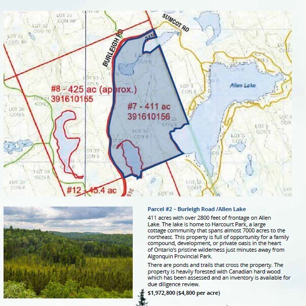 Burleigh Road /Allen Lake, Haliburton, ON for sale Primary Photo- Image 1 of 1