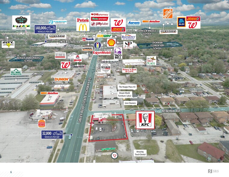 1043 E Sibley Blvd, Dolton, IL à vendre - Photo du bâtiment - Image 3 de 6