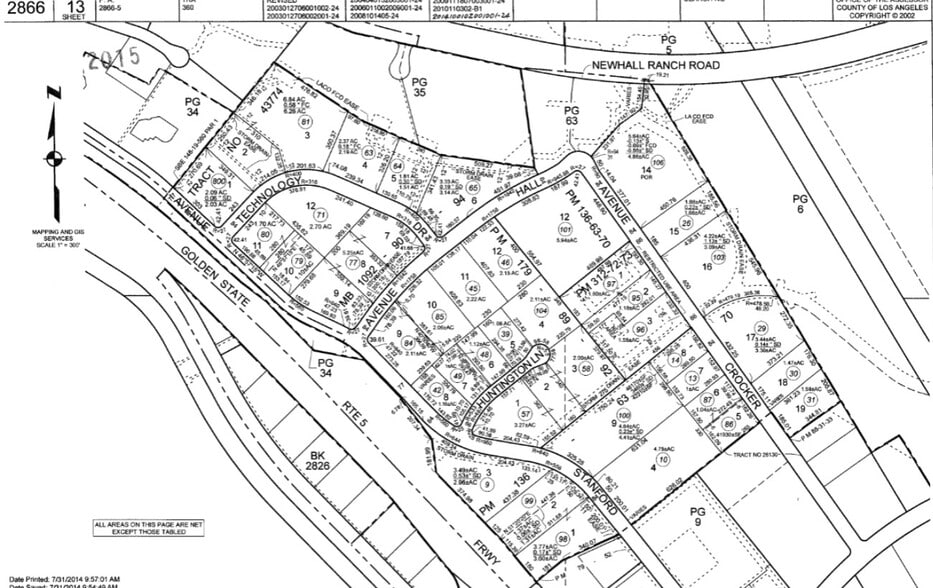 28217 Avenue Crocker, Santa Clarita, CA for sale - Plat Map - Image 3 of 3