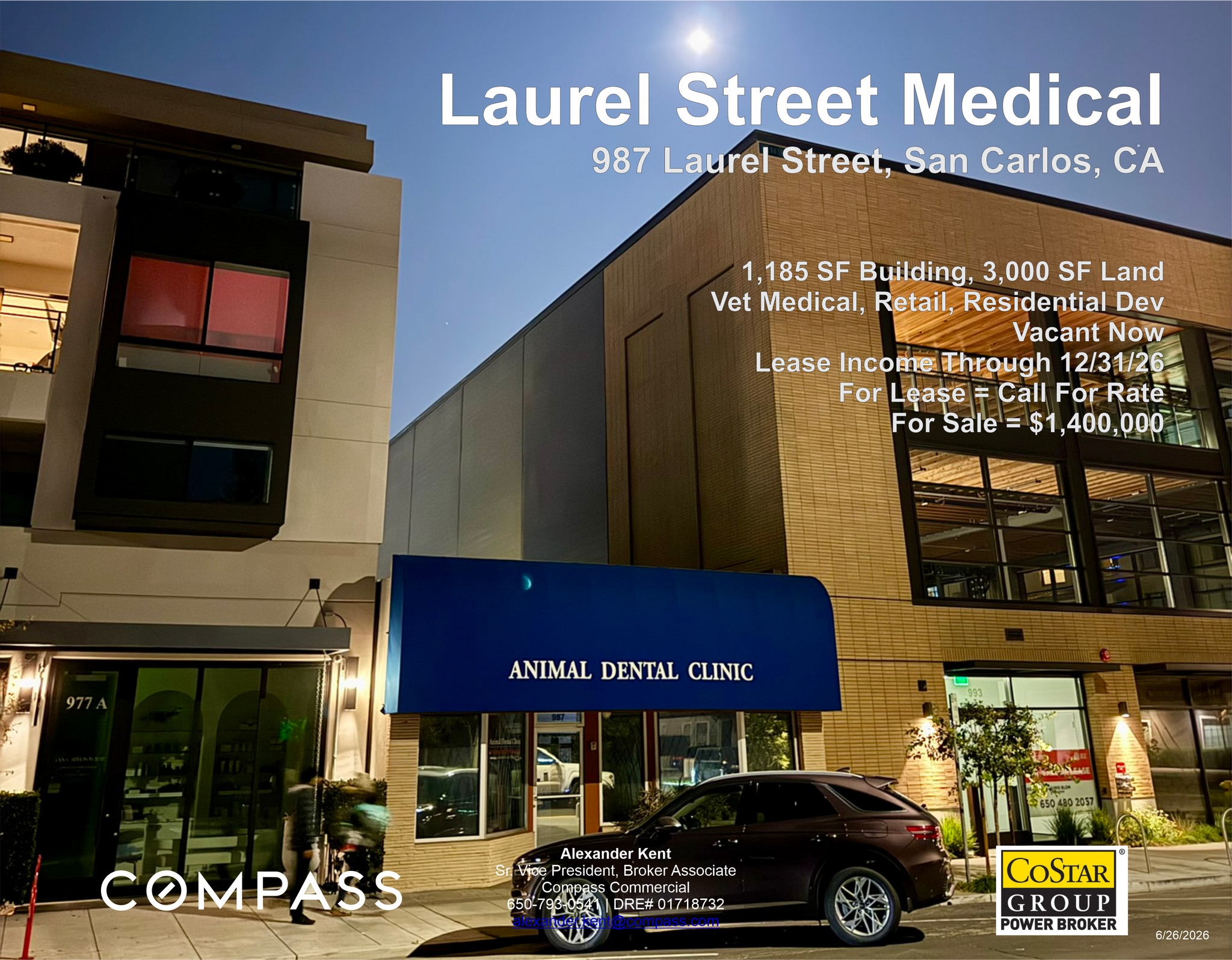 987 Laurel St, San Carlos, CA for lease Building Photo- Image 1 of 7