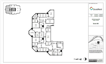 222 3rd Ave SW, Calgary, AB à louer Plan d’étage- Image 1 de 1