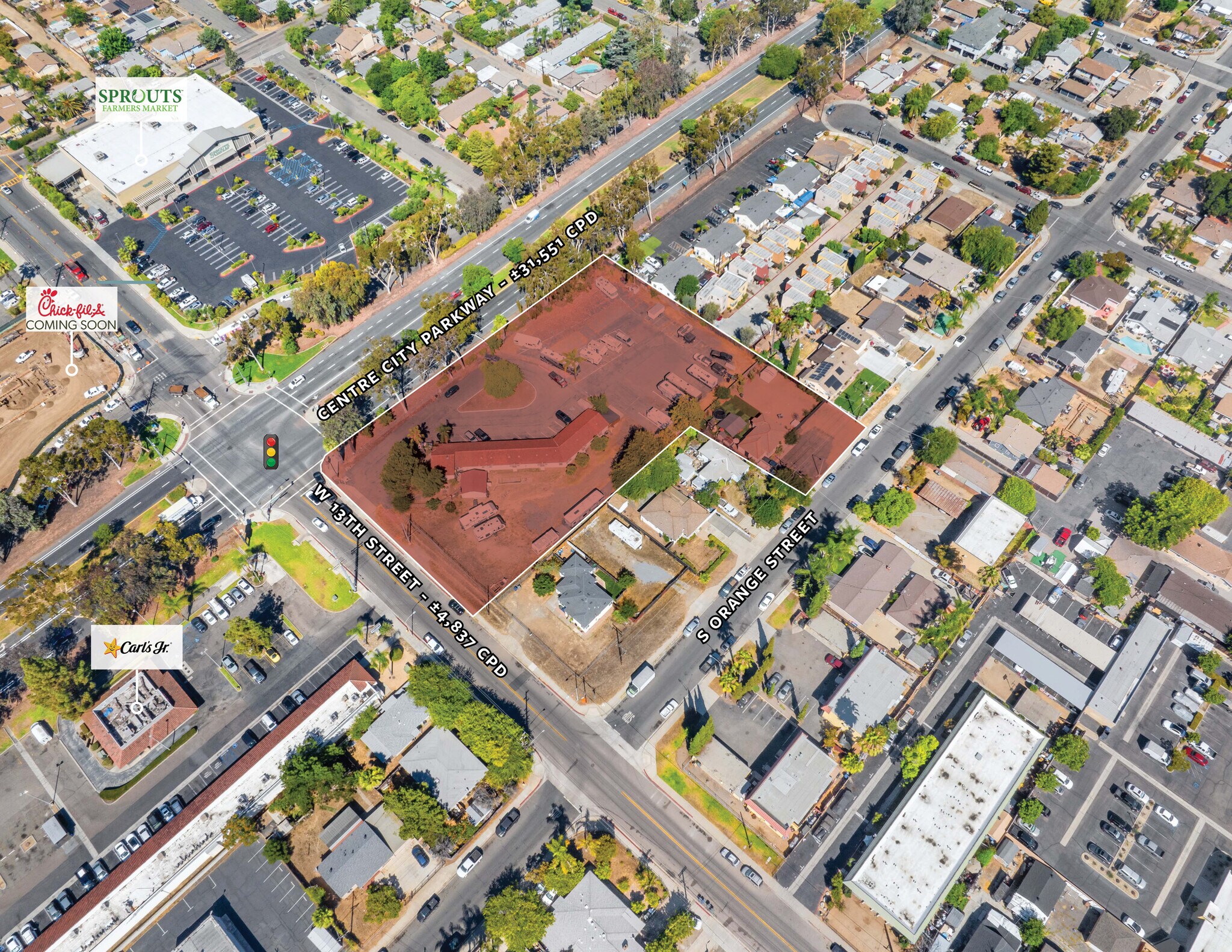 450 W 13th Ave, Escondido, CA à vendre Photo du bâtiment- Image 1 de 22