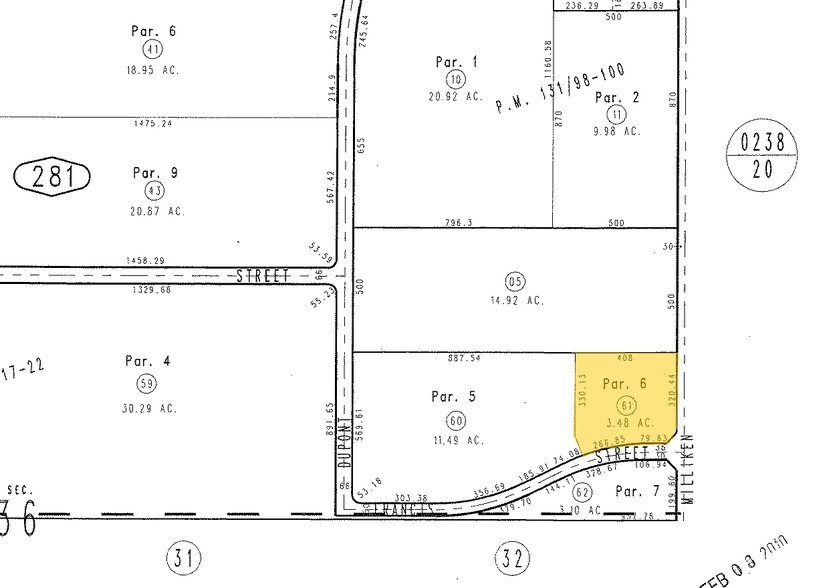 1690 Milliken Ave, Ontario, CA à louer - Plan cadastral - Image 3 de 3