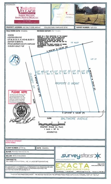 8421-8429 Baltimore Ave, College Park, MD for sale - Site Plan - Image 3 of 3