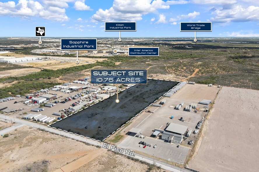 El Pico Road, Laredo, TX à vendre - Aérien - Image 2 de 5