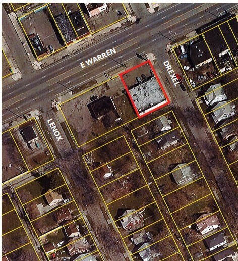 13138 E Warren Ave, Detroit, MI à vendre - Aérien - Image 2 de 2