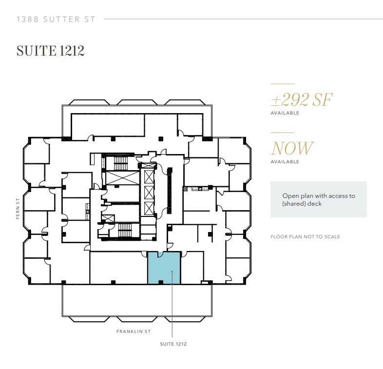 1388 Sutter St, San Francisco, CA for lease Floor Plan- Image 1 of 1