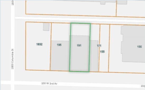 191-193 3rd Ave W, Vancouver, BC for sale - Plat Map - Image 3 of 12