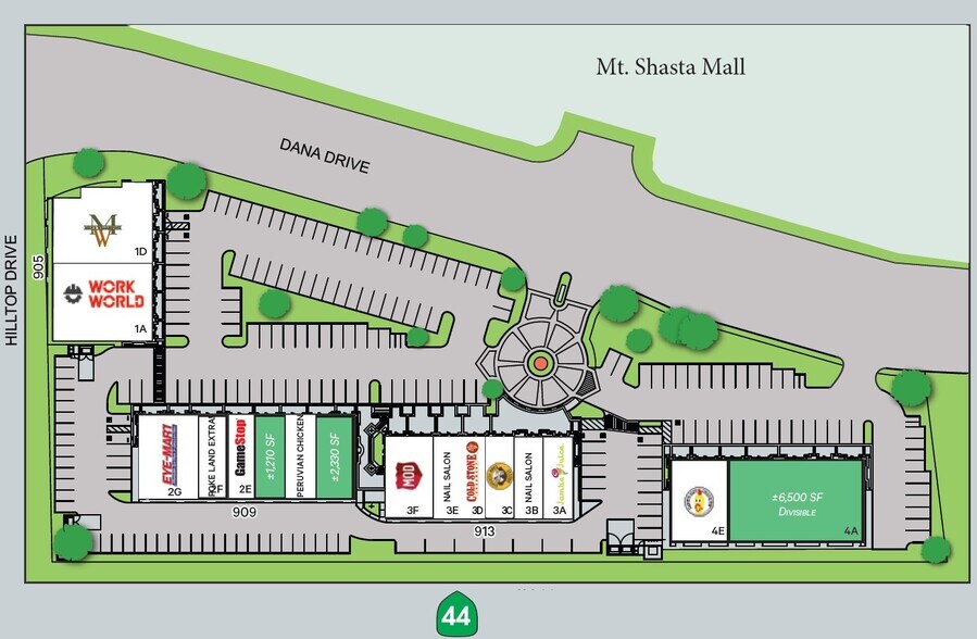 905 Dana Dr, Redding, CA for lease - Site Plan - Image 2 of 6