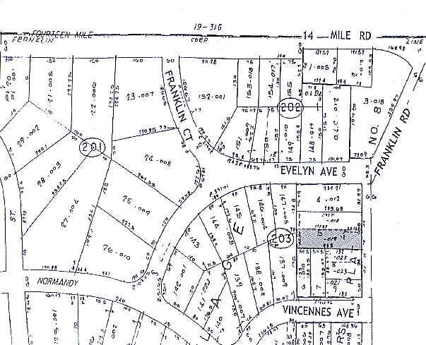 32749 Franklin Rd, Franklin, MI for sale - Plat Map - Image 3 of 4