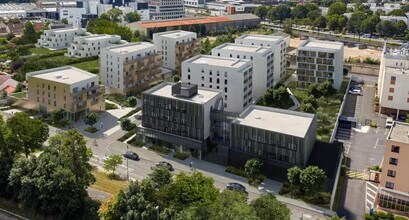 Nantes - Aérien Vue de la carte