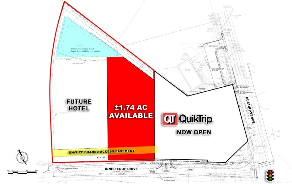 SEQ Austin Ave, Georgetown, TX à vendre - Autre - Image 2 de 4