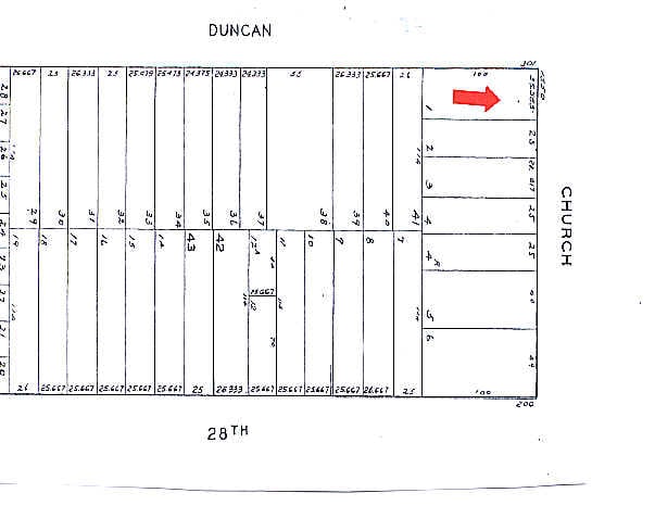 1550-1552 Church St, San Francisco, CA for lease - Plat Map - Image 2 of 4